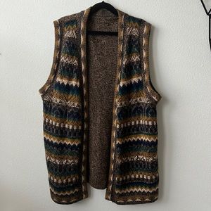 Vintage Knit Sweater Vest